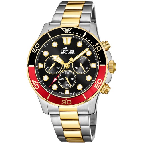 LOTUS Two Tone Stainless Steel Chronograph L18757/5