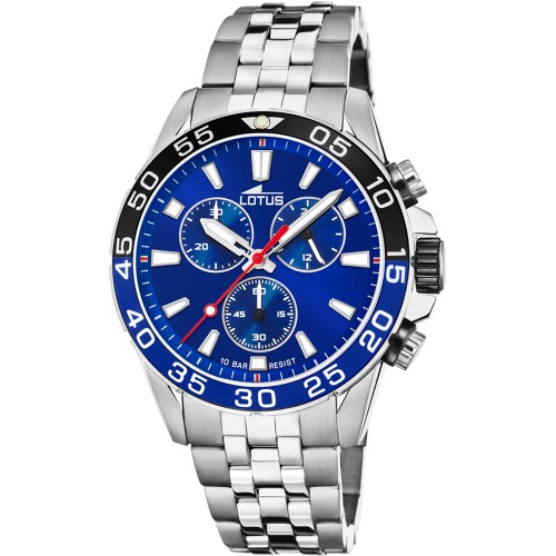 LOTUS Silver Stainless Steel Chronograph L18765/1