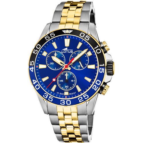 LOTUS Two Tone Stainless Steel Chronograph L18767/1
