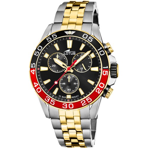 LOTUS Two Tone Stainless Steel Chronograph L18767/4
