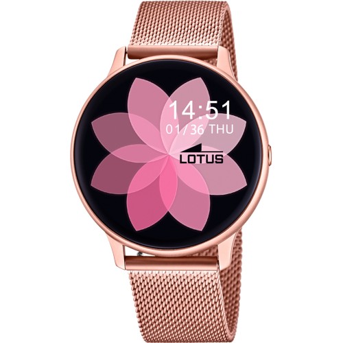 LOTUS Smartwatch BoxSet Rose Gold Mesh Bracelet L50015/A