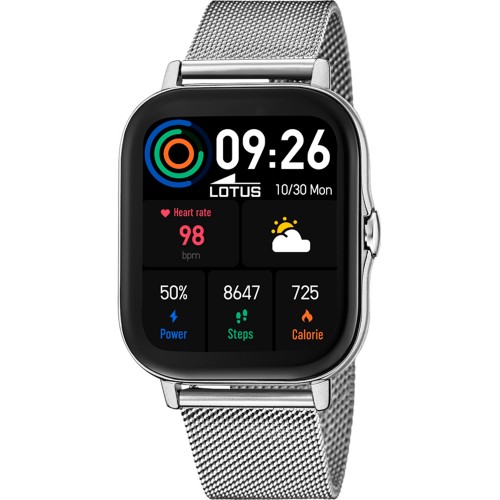 LOTUS Smartwatch Silver Mesh Bracelet L50044/1