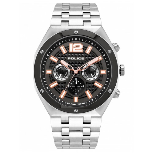 Police PL15995JSTU.61M Kediri Dual-Time 46mm 5ATM
