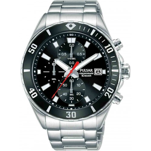 Pulsar PM3189X1 chronograph 45mm 10ATM