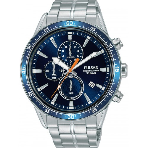 Pulsar PM3203X1 chrono men`s 45mm 10ATM