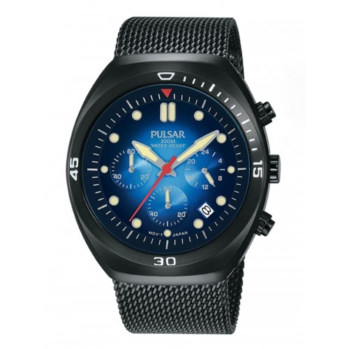 Pulsar PT3951X2 chrono with 2. strap 42mm 10ATM