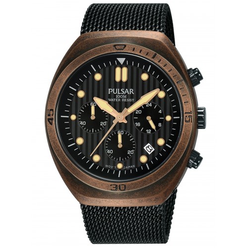 Pulsar PT3984X2 One Shot chrono w. second strap 42mm 10ATM