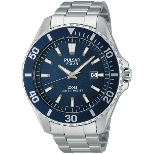 Pulsar PX3033X1  Solar   100M 44mm blau