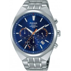 Pulsar PZ5007X1 Solar Chronograph 44mm 10ATM