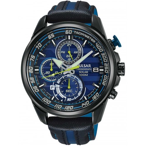 Pulsar PZ6019X1 Solar Chronograph 45mm 10ATM