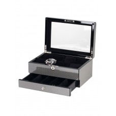 Rothenschild watch box RS-2268-8CA for 8 watches carbon