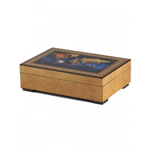 Rothenschild watch box RS-2392-6MAP for 6 watches + small parts