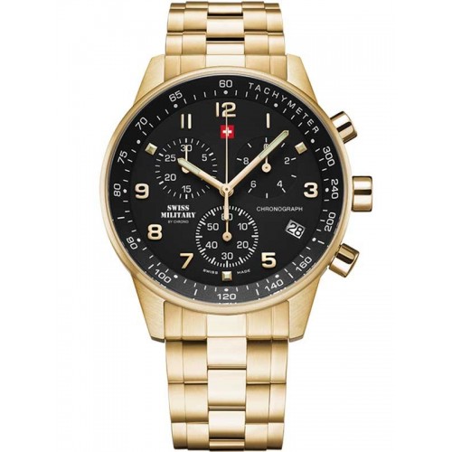 Swiss Military by Chrono SM34012.12 chronograph mens watch 41mm 5ATM
