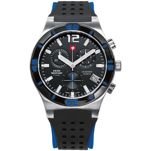 Swiss Military SM34015.08 Chronograph 10 ATM, 43 mm