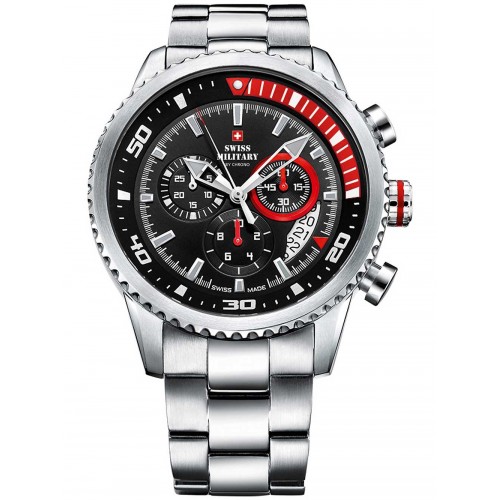 Swiss Military SM34042.03 Chronograph 10 ATM, 44 mm