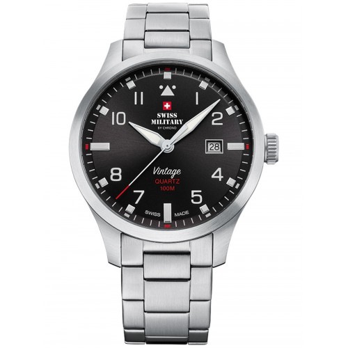 Swiss Military SM34078.01 men´s watch 43mm 10ATM