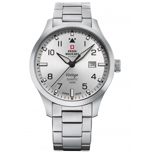 Swiss Military SM34078.02 men´s watch 43mm 10ATM