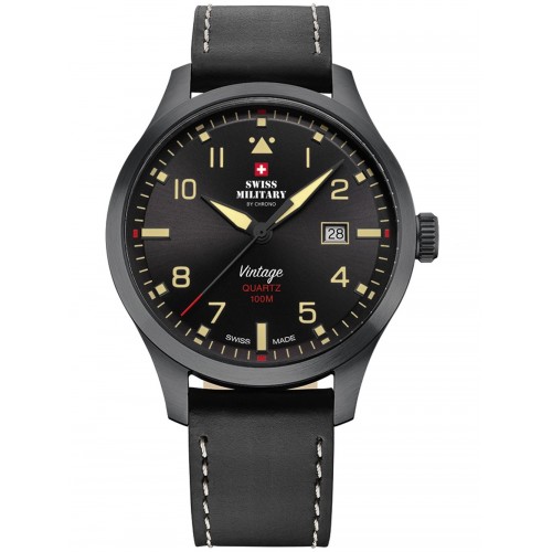 Swiss Military SM34078.08 men´s watch 43mm 10ATM