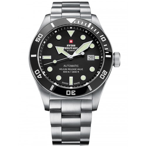 Swiss Military SMA34075.01 automatic 44mm 50ATM