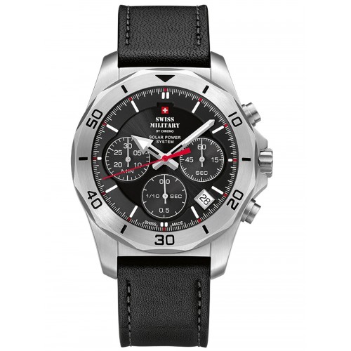 Swiss Military SMS34072.04 solar chronograph 44mm 10ATM