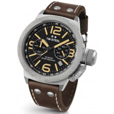 TW-Steel CS33 Canteen Leather Chronograph 45mm 10ATM