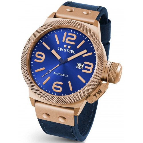 TW-Steel CS65 Canteen Leather Automatik 45mm 10ATM