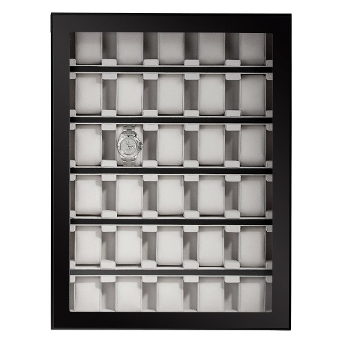 Rothenschild Watch Showcase RS-1100-30BL for 30 Watches Black